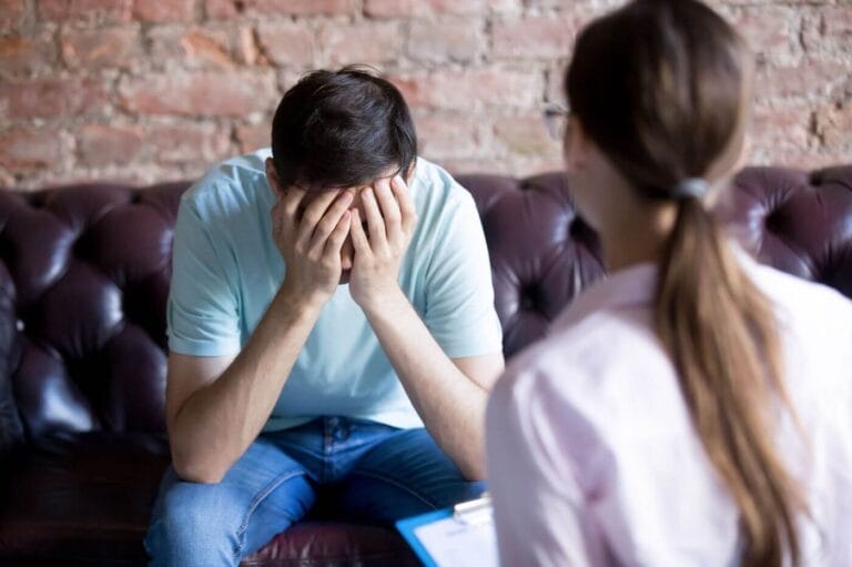 Man attending Trauma Therapy Los Angeles