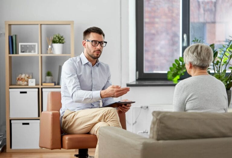 Woman receiving individual psychotherapy in Los Angeles