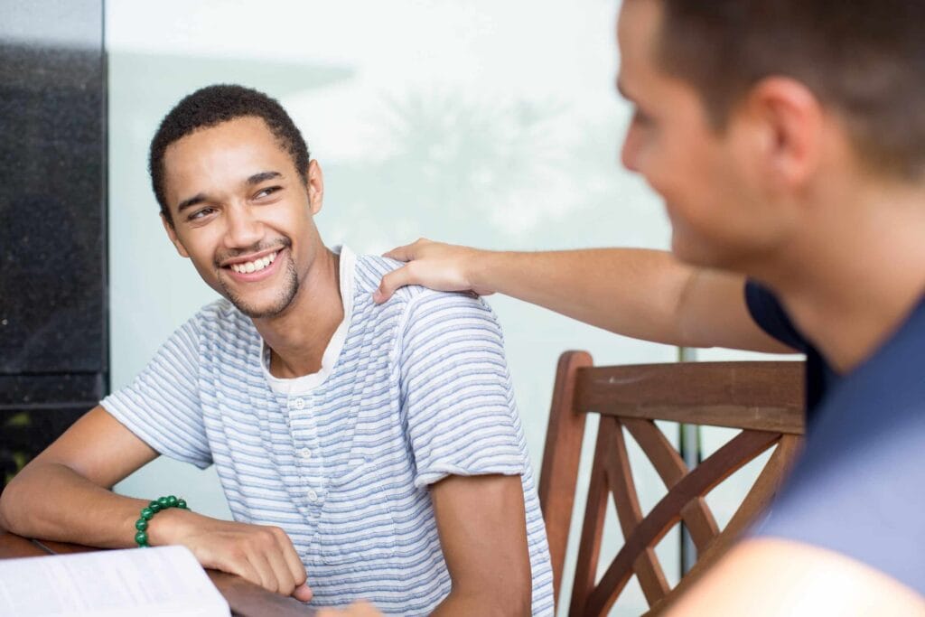 Man experiencing benefits of family therapy in Los Angeles