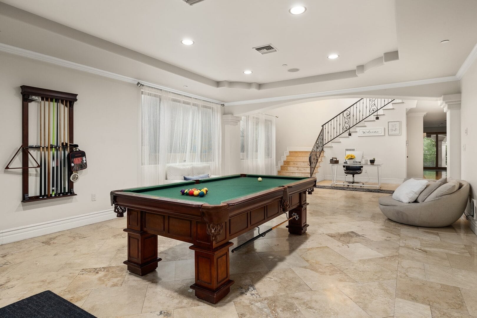 Game room at Montare at the Vista