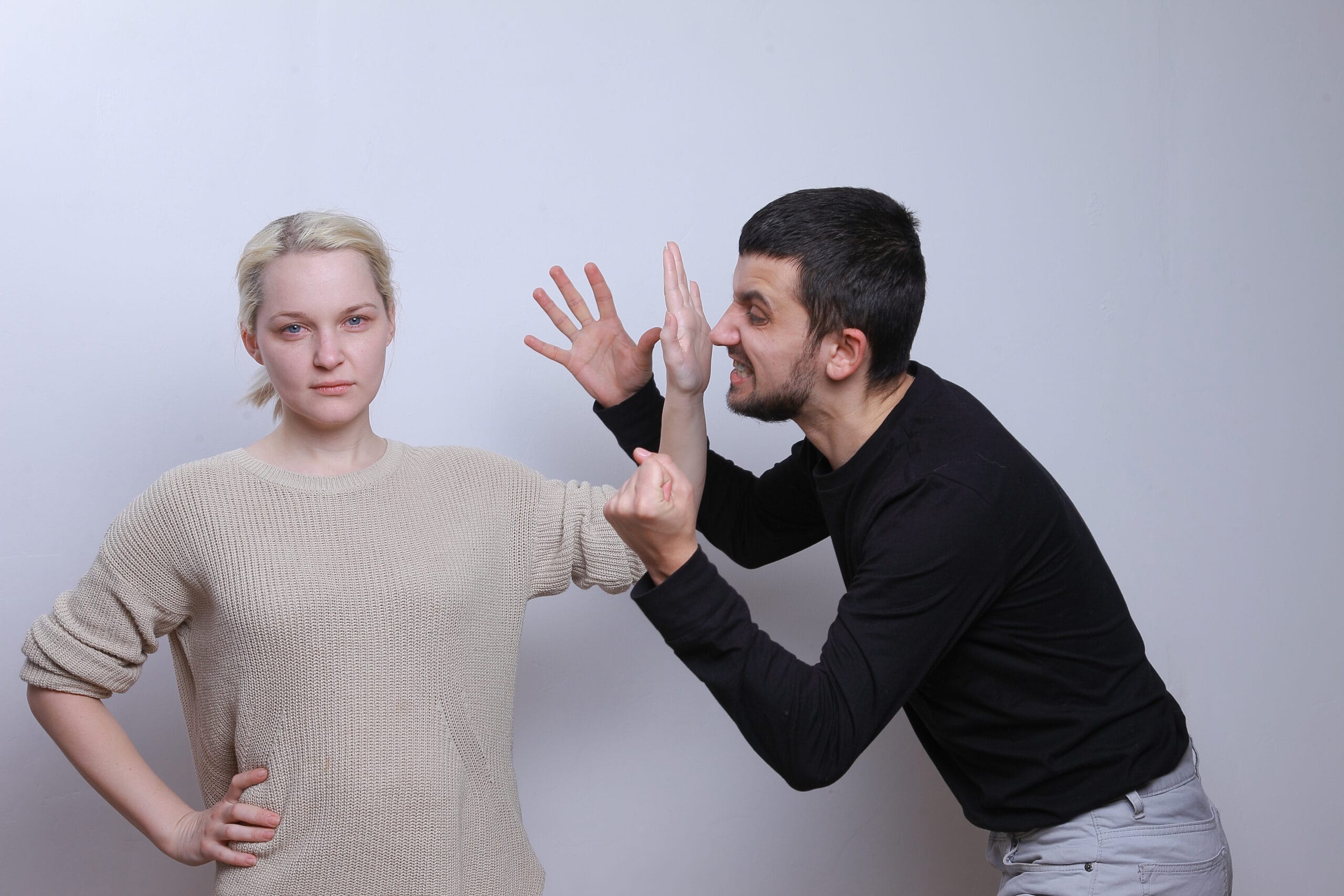 High-Conflict Personality Disorder Couple in an Argument