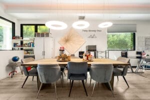 Dining room and private chef for our residential mental health treatment residents