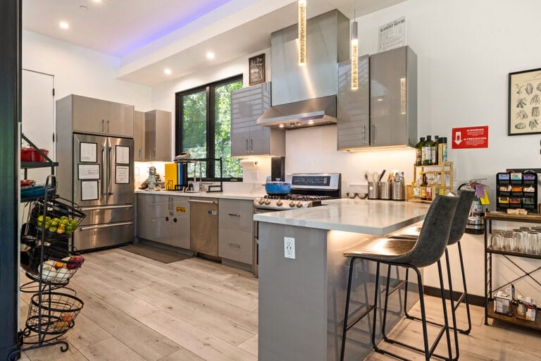 Kitchen at our inpatient mental health treatment center near Los Angeles CA