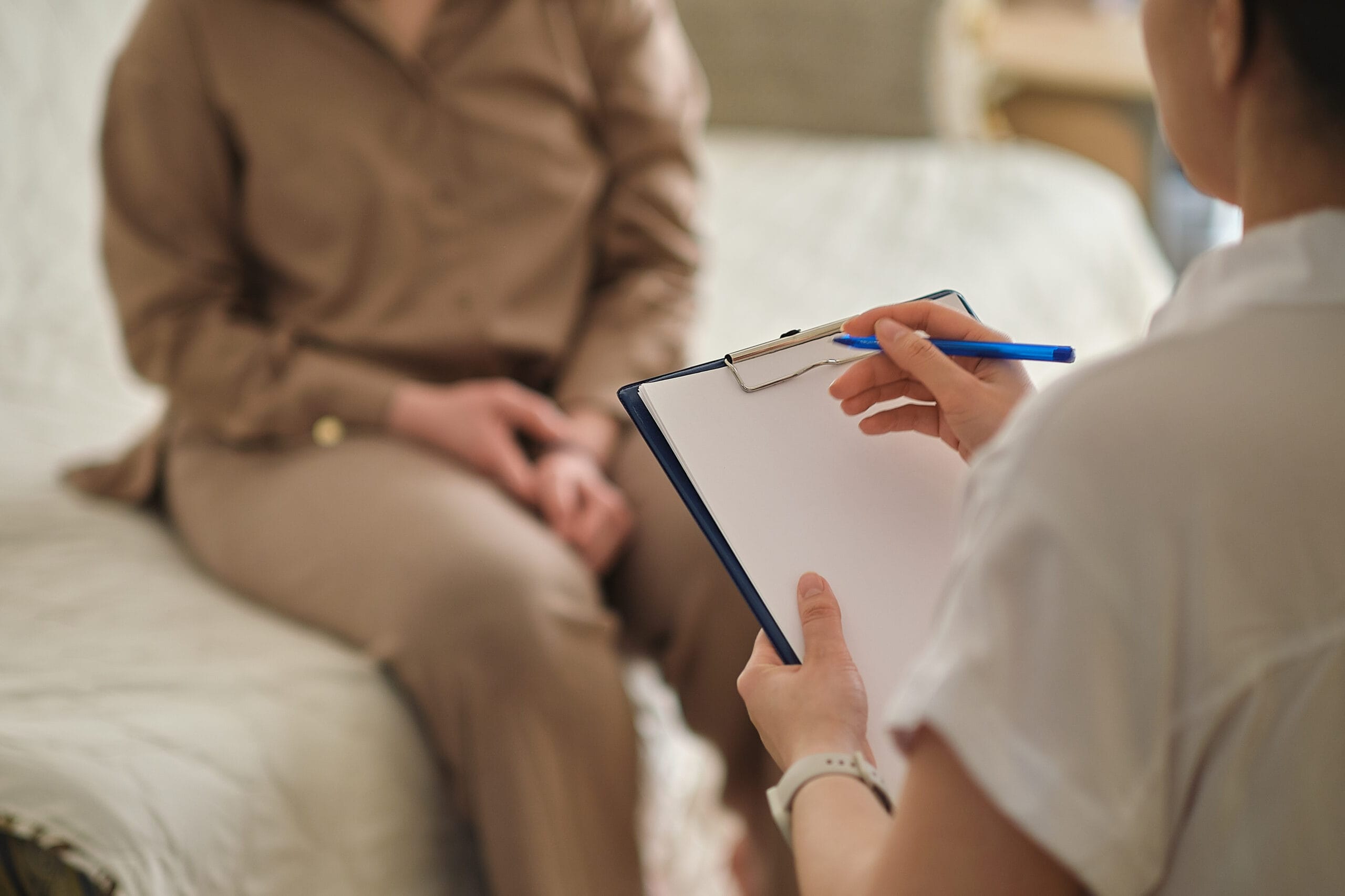 Man Taking a Psychological Assessment for his mental health