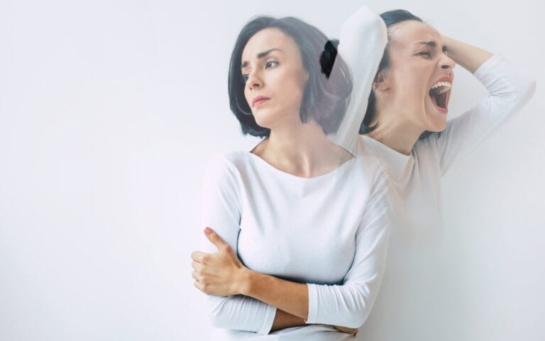 Woman experiencing Untreated Bipolar Disorder