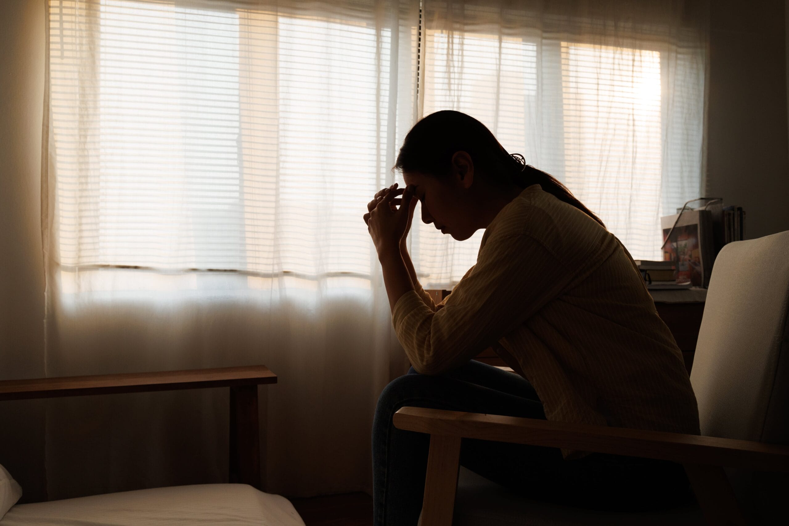 Woman dealing with a Thought Disorder