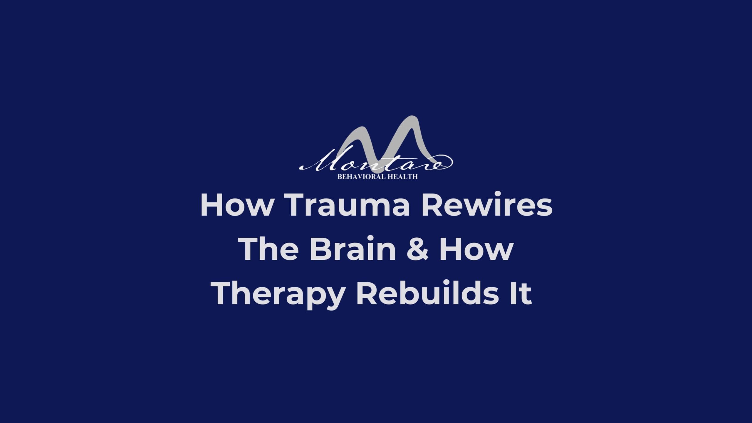 trauma rewires brain