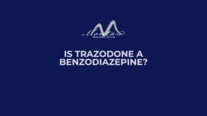 Is trazodone a Benzo?